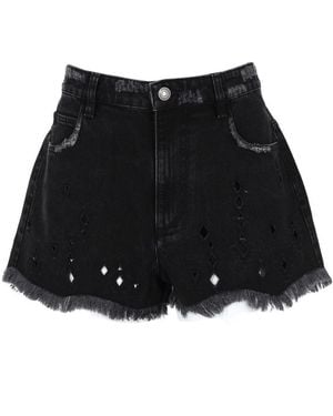 Isabel Marant Chic Cotton Shorts For - Black