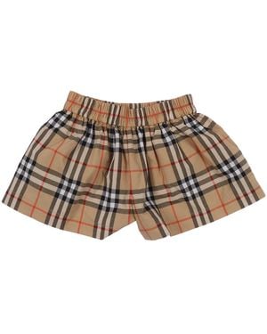 Burberry Inf Girl Shorts - Multicolour