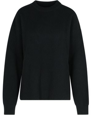 Jil Sander Wool Crew Neck Swater - Nero