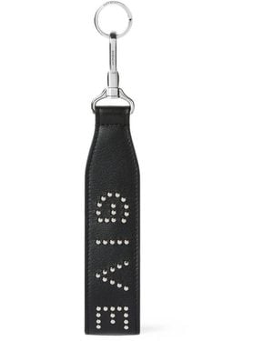 Givenchy Logo Leather Key Ring - White