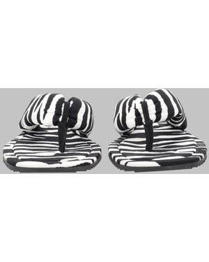 The Attico Mini Flats For - Metallic