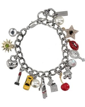 Marc Jacobs Trinket Charm Bracelet Brass Bracelets - White