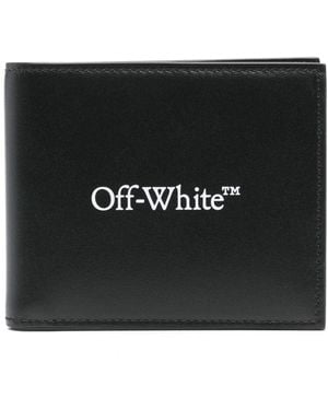 Off-White c/o Virgil Abloh Portemonnaie Mit Logo-Stempel - Schwarz