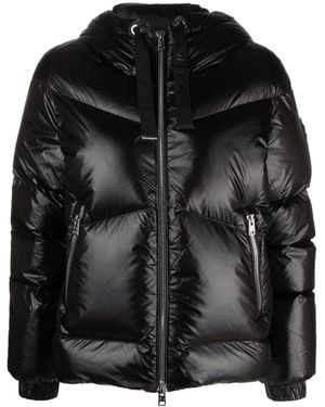 Woolrich Gefütterte Kapuzenjacke - Schwarz
