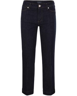 Sportmax Record Perfect Fit Flared Trousers - Blue