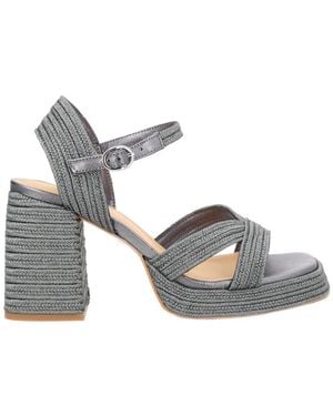 Castañer Textured Valley Sandals - Metallic