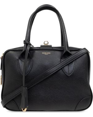 Golden Goose Vita Leather Handbag - Black