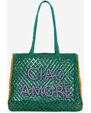 Wild Sac Shopping Ulyss Rafia - Vert