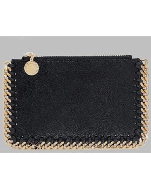 Stella McCartney Card Holder Falabella Polyester Wallets & Purses - Black