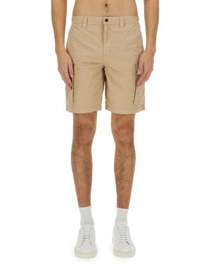 Woolrich Solid Shorts - Natural