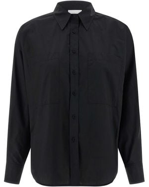 Nude Bat Sleeve Shirt - Blau