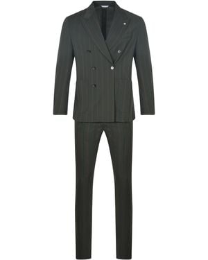 Manuel Ritz Suit Made Of Wool - Grey