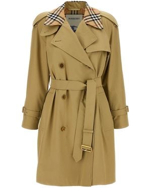 Burberry Mittlerer Trenchcoat "Castleford" - Natur