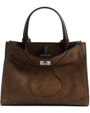 Zadig & Voltaire Jack Nano Suede Waxy - Brown