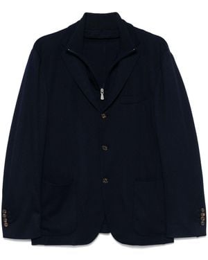 Eleventy Layered Blazer - Blue