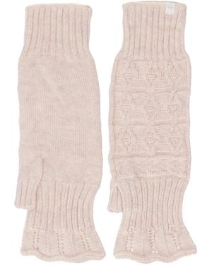 Antipast Strickhandschuhe Elfenbein - Natur