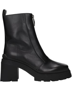 Jimmy Choo Eugenie Leather Ankle Boots - Black