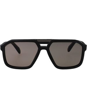 Chopard Geometric Sunglasses Sch374 703 P - Black