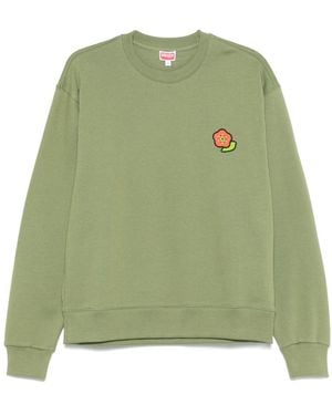 CONVERSE X KENZO Cotton Crewneck Sweatshirt - Groen