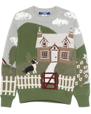 Junya Watanabe Long-sleeves sweater - Grün