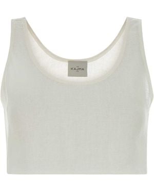 LeKasha Cropped Top - White