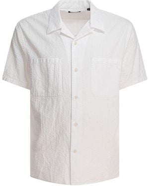 Vince Seersucker Shirt - White