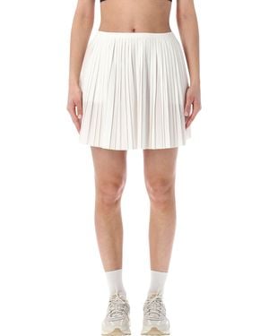 Nike Pleated Mid-Rise Skirt - White