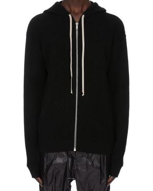Rick Owens Hoodie Met Rits - Zwart