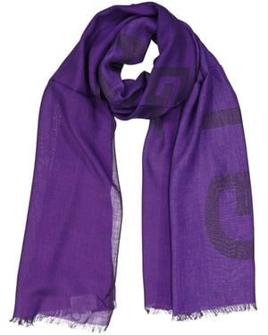 Givenchy Logo -Schal - Lila