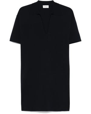 P.A.R.O.S.H. Roma Mini-T-Shirt-Kleid - Schwarz