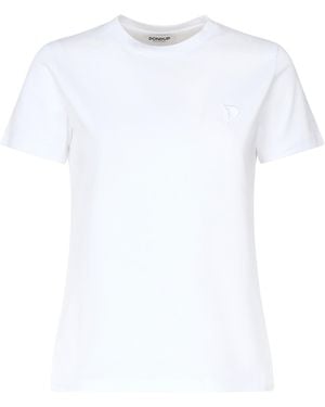 Dondup Baumwolle Weißes T-Shirt