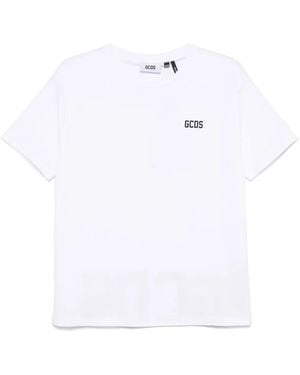 Gcds Low Band Logo T Shirt - White