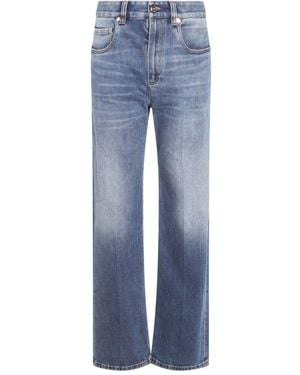 Brunello Cucinelli Denim -Baumwolljeans - Blau