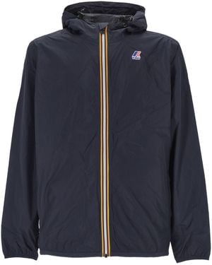 K-Way Le Vrai Blue Deth Jacket - Blauw