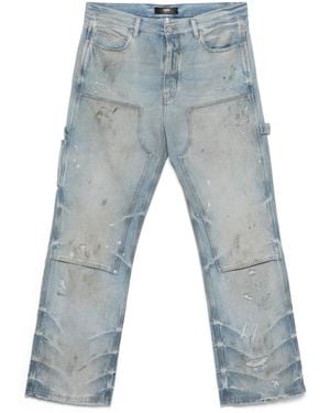 Amiri Jeans With A Distressed Effect - Blue