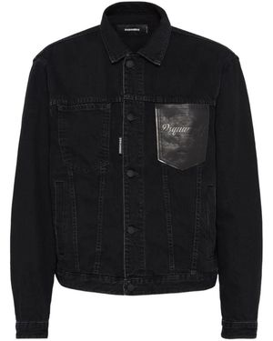 DSquared² Jean Jeansjacke - Schwarz