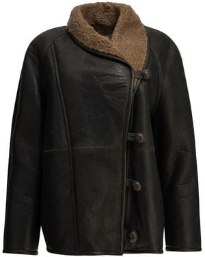 Isabel Marant "Camber" Shearling Jacket - Black
