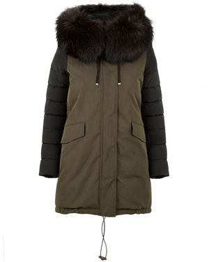 Moorer Coats militares - Verde