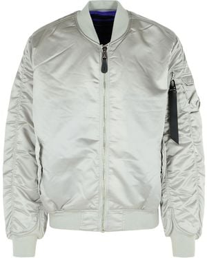 Alpha Industries 'Ma 1 Uv' Nylon Bomber Jacket - Grey
