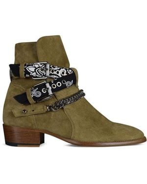 Amiri Boots Bandana Buckle - Green