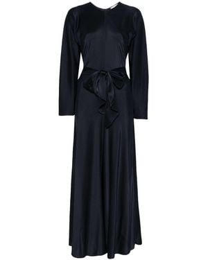 Forte Forte Silk Long Dress - Black