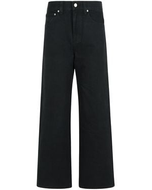 KHAITE 'Bonnie' Cotton Jeans - Black
