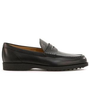 Tod's Leder-Loafer - Schwarz