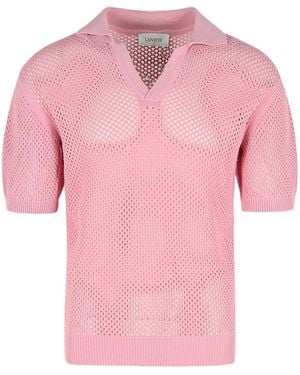 Laneus Viscose Blend Sweater - Pink