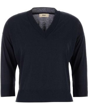 Herno Midnight Lyocell Blend T-Shirt - Blue