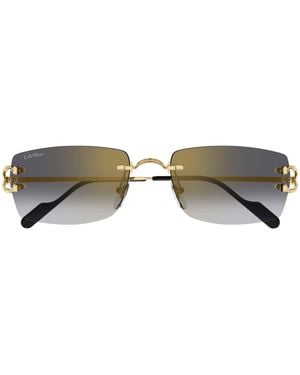 Cartier Dekor c Klassiker de CT0550S -001 - Gold - Schwarz