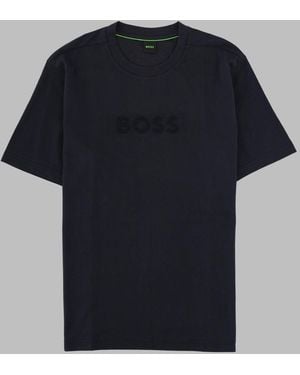 BOSS T Shirt "Terrace" Con Logo - Black