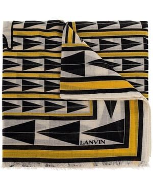 Lanvin Wollschal - Schwarz