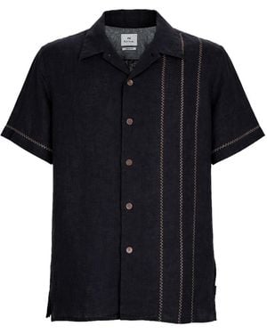 Paul Smith Linen Shirt - Black