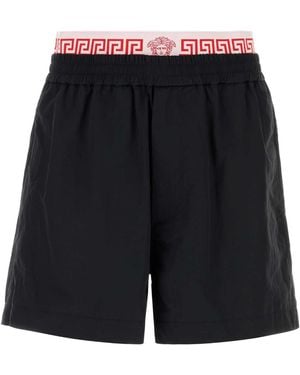 Versace Nylon Bermuda Shorts - Blue